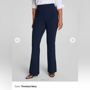 SPANX navy SPANXsupersmooth™ PerfectFit Ponte Flare Pant medium tall